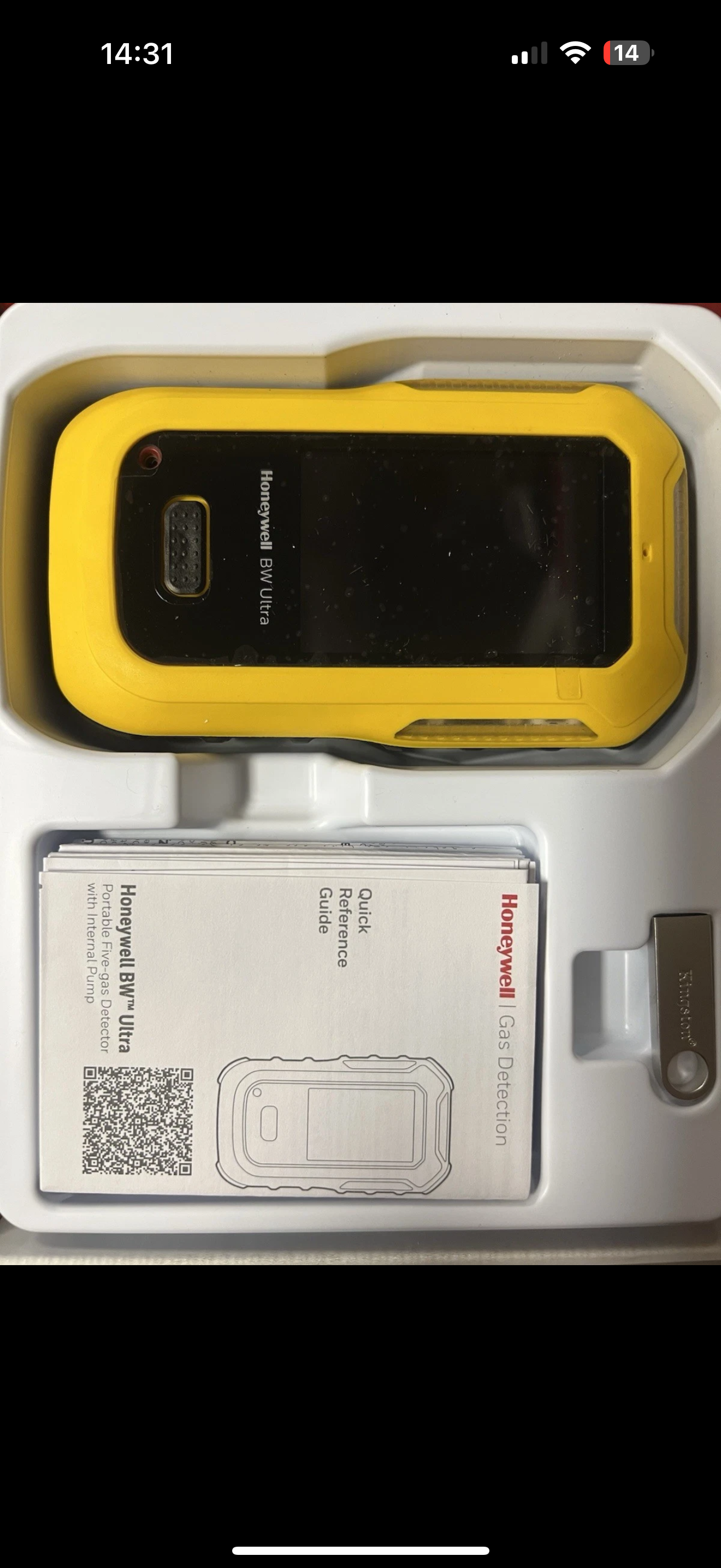 Honeywell BW Ultra Portable 5-Gas Detector with internal Pump HU-X1W1H1M1Q1-Y-N