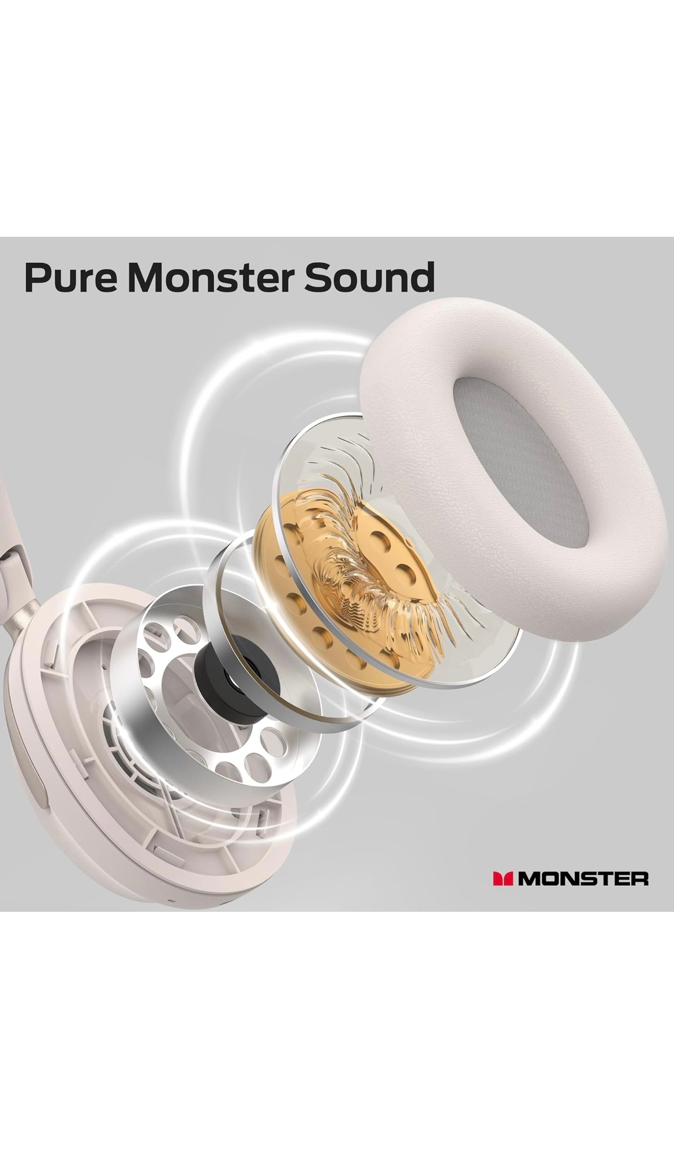 Monster Persona 3rd ANC Active Noise Canceling Headphones, Deep Bass