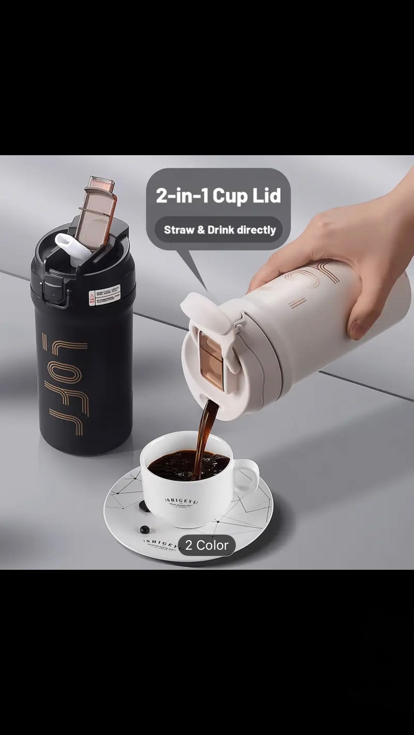LOFT Stainless Steel Mug, Coffee Travel Mug