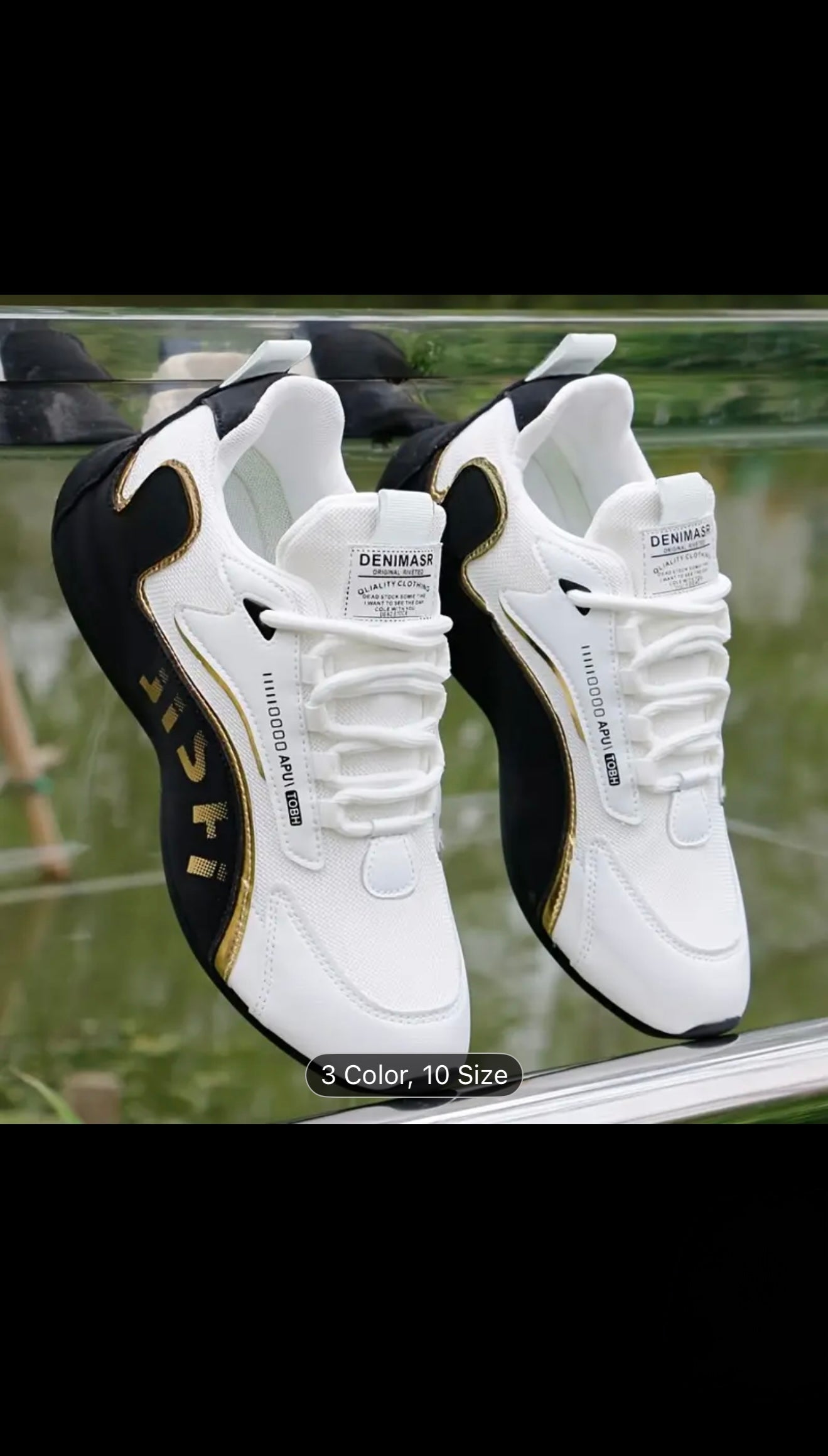 DENIMASR Casual Sneakers Men Size 10