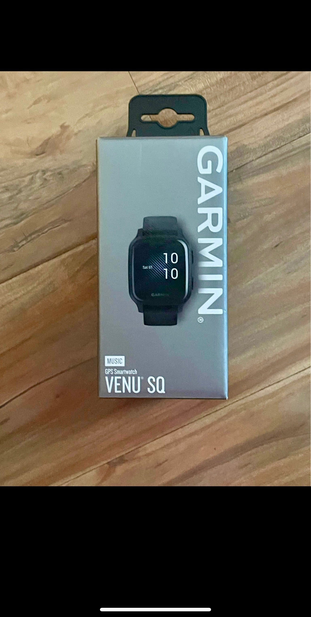 Garmin Venu SQ Music Edition GPS Watch Slate Black with USB Charger