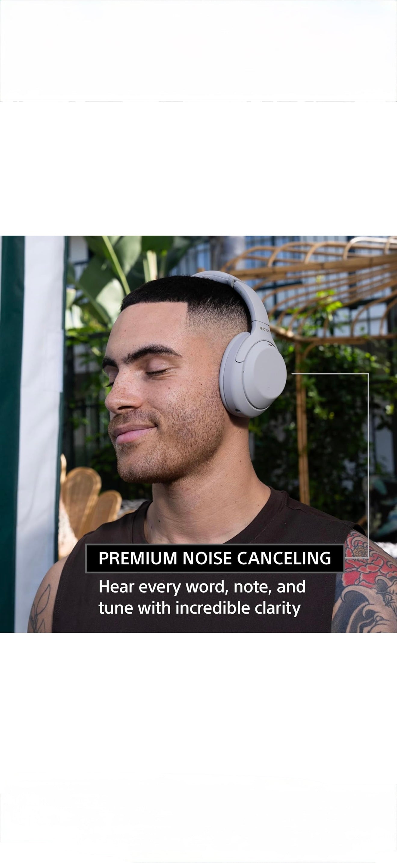 Sony WH-1000XM4 Wireless Overhead Headphones with Mic Premium Noise Canceling