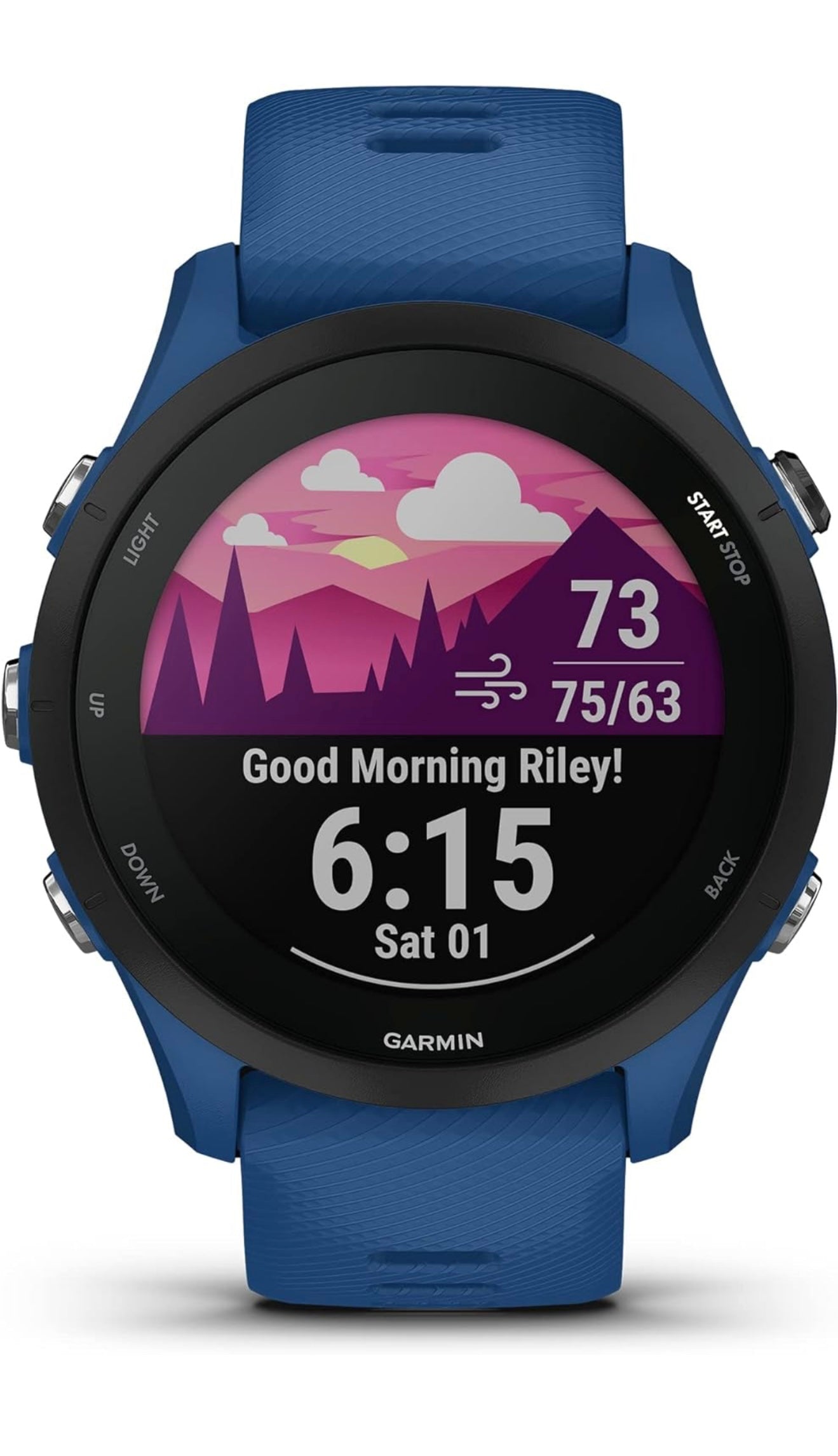 Garmin Forerunner 255 GPS Running Smartwatch 46mm Tidal Blue
