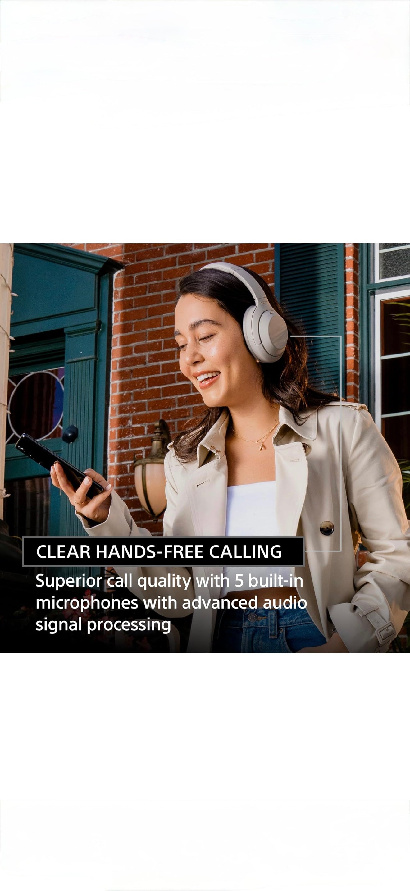 Sony WH-1000XM4 Wireless Overhead Headphones with Mic Premium Noise Canceling