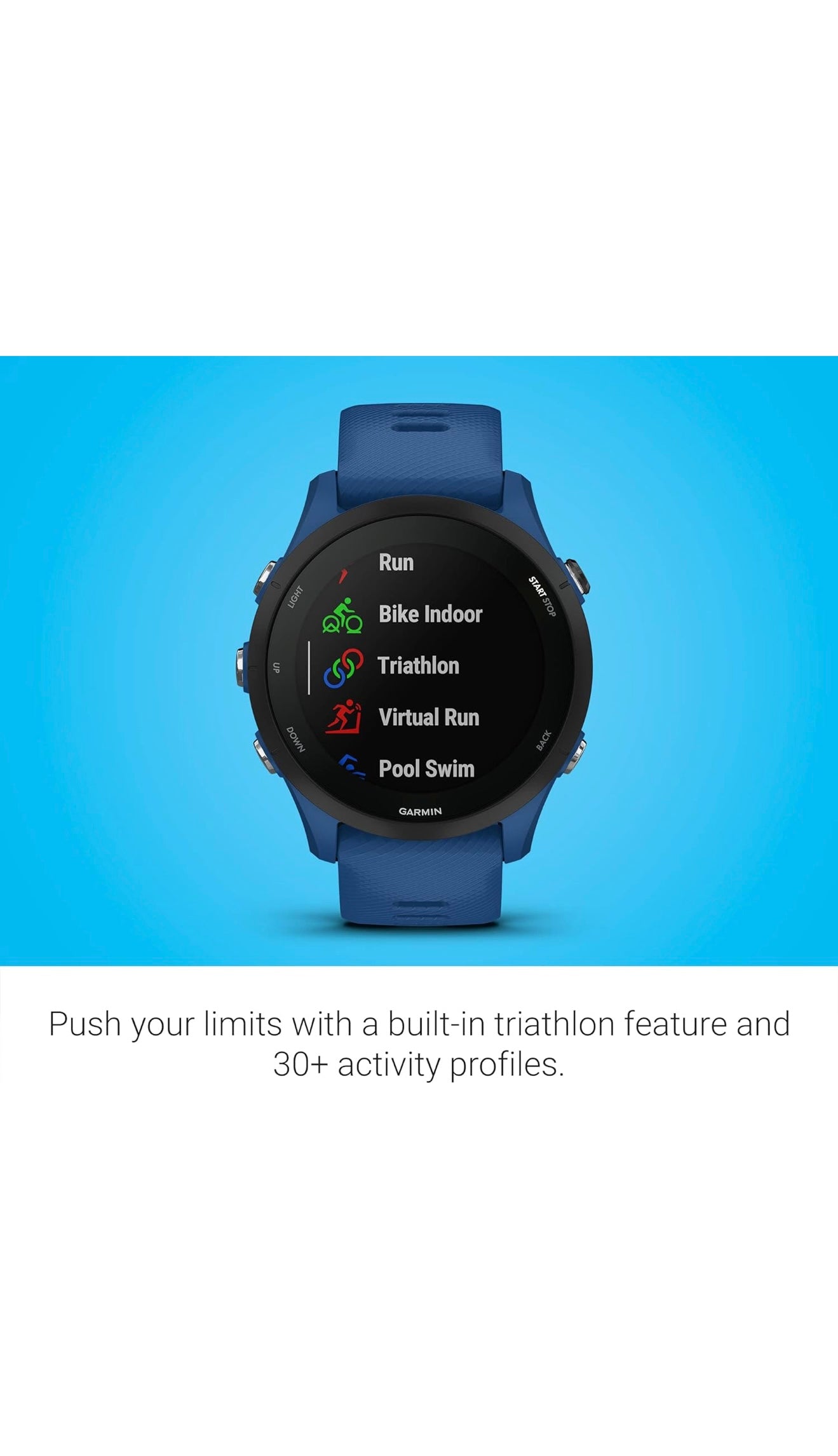 Garmin Forerunner 255 GPS Running Smartwatch 46mm Tidal Blue