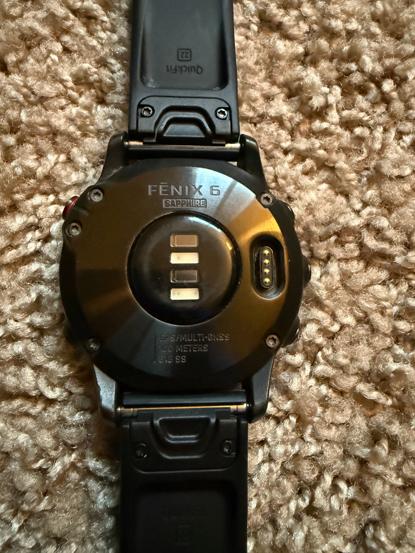 Garmin Fênix 6 Sapphire Edition GPS Smartwatch Black with Charger