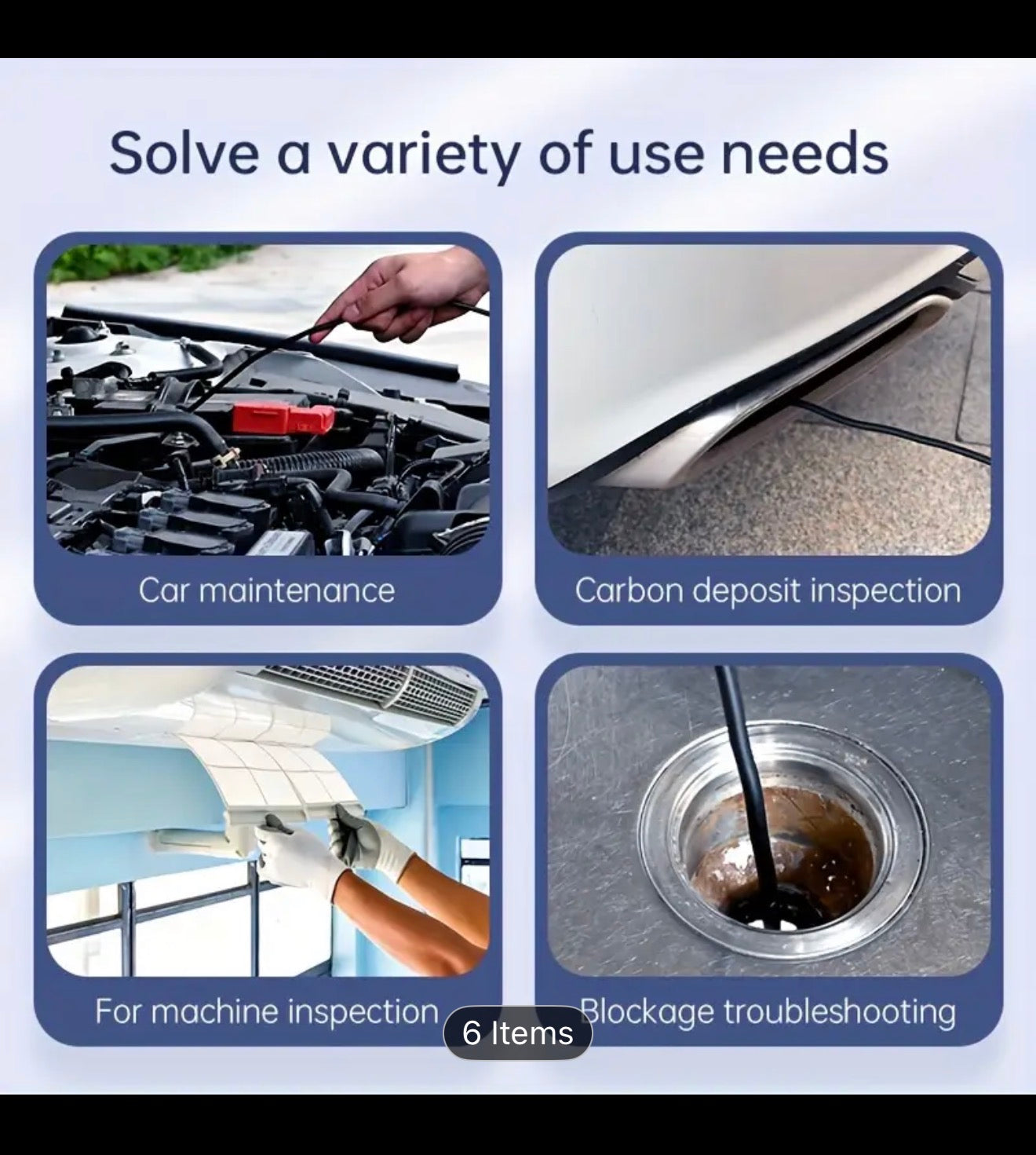 4.3 Inch IPS LCD Screen Industrial Endoscope HD Borescope