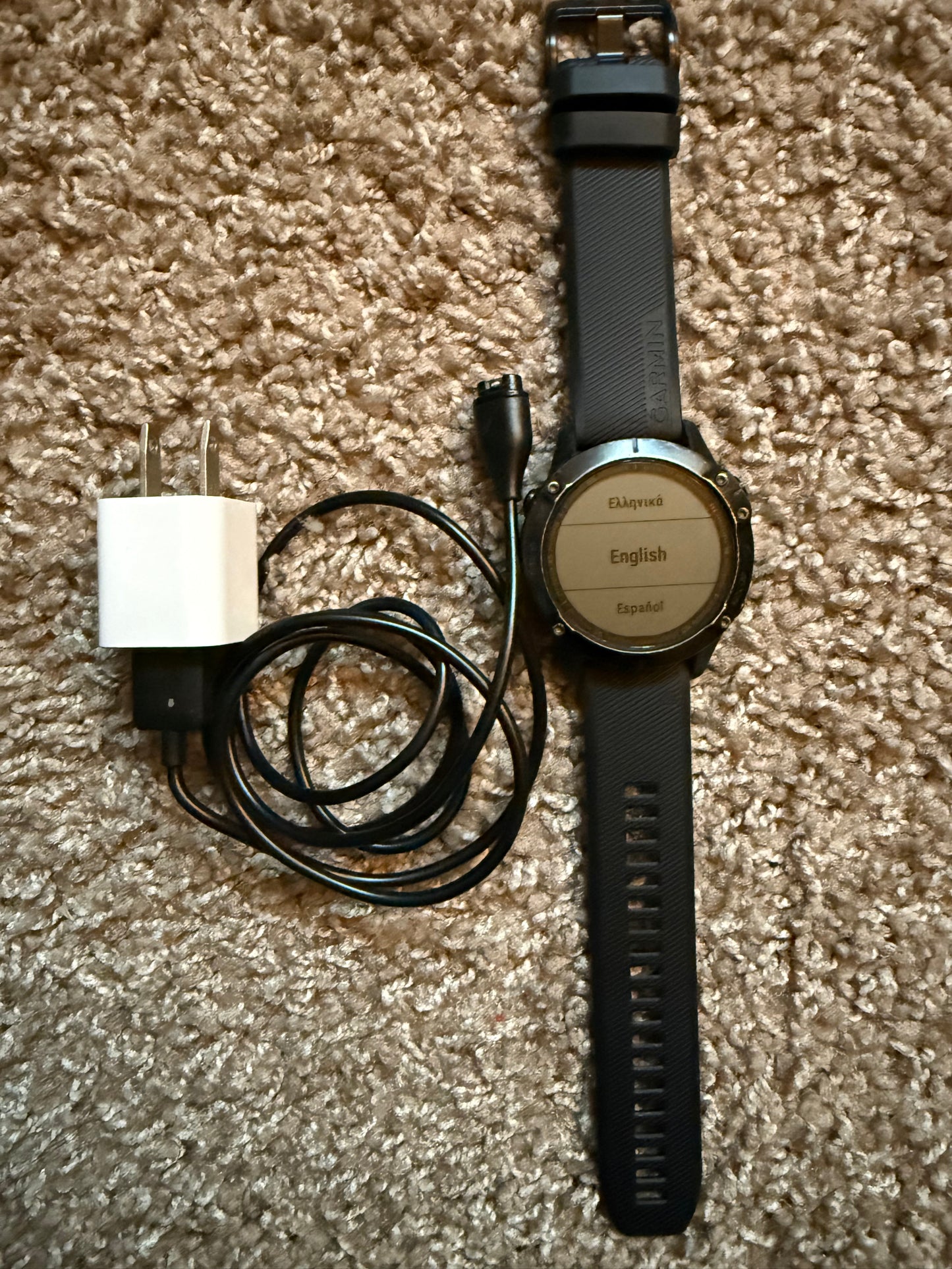 Garmin Fênix 6 Sapphire Edition GPS Smartwatch Black with Charger