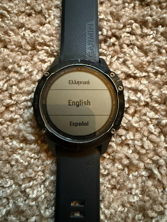 Garmin Fênix 6 Sapphire Edition GPS Smartwatch Black with Charger