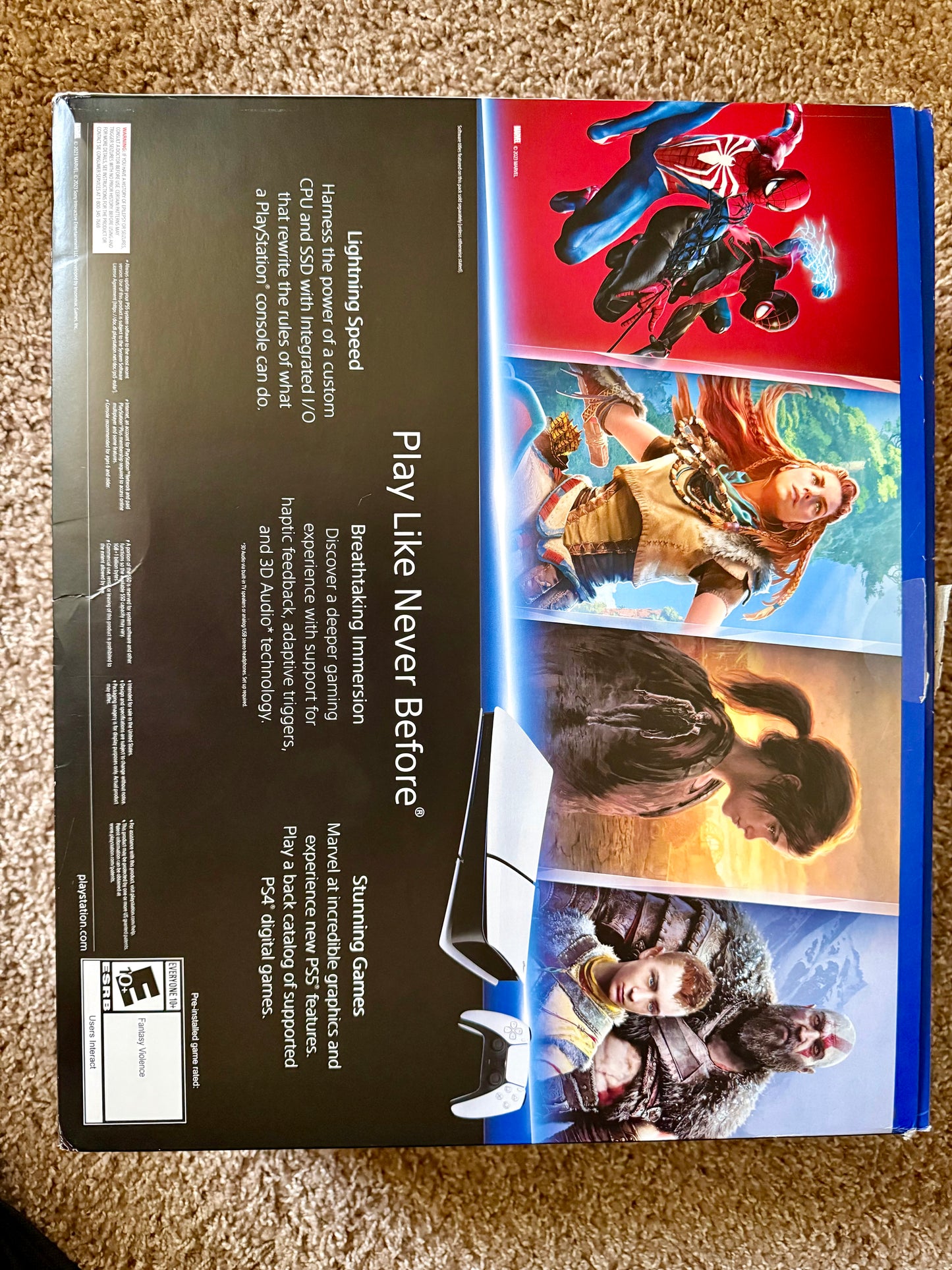 PS5 Slim Digital Edition Console Bundle with Headset and Charging Station