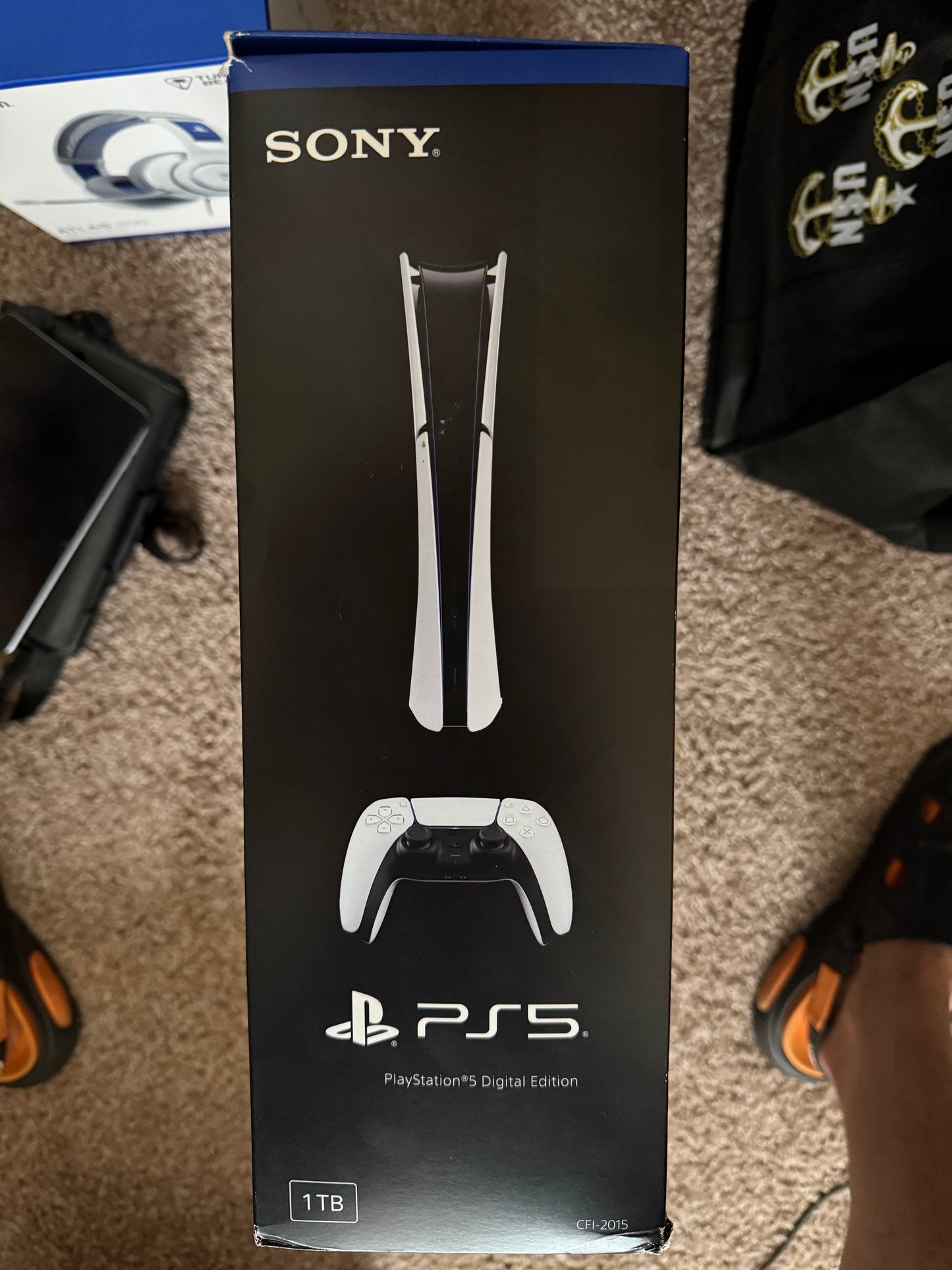 PS5 Slim Digital Edition Console Bundle with Headset and Charging Station